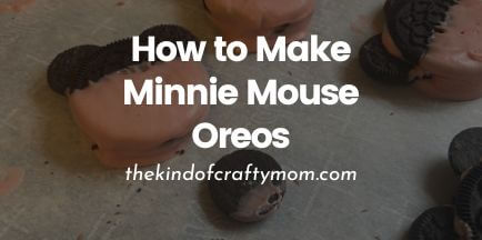 how to make minnie mouse oreos